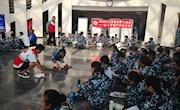 我校举办2020级新生应急救护培训活动