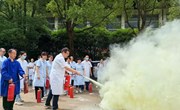校医院组织开展消防应急疏散演练